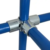 Interclamp Key Clamp Retrofit Side Outlet Galvanised Fitting