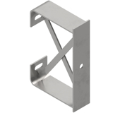 Armco Offset Bracket is designed to work with the Armco range of products and can be mounted on a wall or a post and barriers be secured to it.