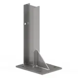 Galvanised 610mm Bolt Down RSJ Crash Barrier Post